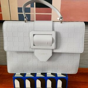 Emporio Armani light gray bag New with defects